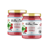 Kit 2x: Geleia De Morango Diet Villa Piva 210g