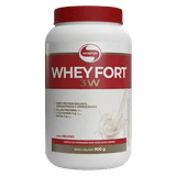 Kit 2x: Whey Fort 3w Neutro Vitafor 900g