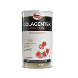 Kit 2x: Colagentek Protein Colágeno Hidrolisado Morango Vitafor 460g