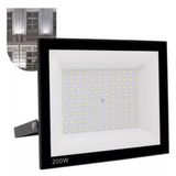 Refletor Led 200w Holofote Luminário Compacto Novo
