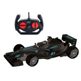 Carrinho De Controle Remoto F1 Veloxx Preto Azul Unik Toys