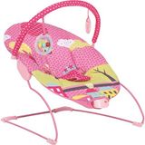 Cadeirinha De Descanso Infantil Kiddo Vibratória Balanço Joy - Até 11 Kg - Rosa Kiddo Rosa