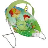 Cadeirinha De Descanso Infantil Galzerano Vibratória Musical Garden - Até 9 Kg - Verde Galzerano Verde