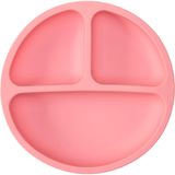 Pratinho Infantil Buba Em Silicone Com Ventosa - Rosa Buba Rosa