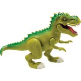 Dinossauro Adijomar Rex Attack - Articulável Com Som - Verde Adijomar Verde