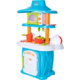 Cozinha Infantil Calesita Musical Le Grand Chef Junior - 16 Acessórios - Azul/laranja/verde Calesita Azul