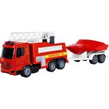 Caminhão Poliplac Super Frota - 61 Cm - Bombeiros Resgate Poliplac Vermelho