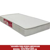 Colchão Infantil Para Berço Ortobom Baby Light D18 - Bordado - Branco - (12 X 70 X 130 Cm) Fab De Espumas E Colchões Branco