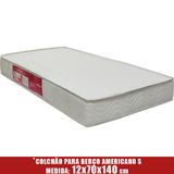 Colchão Infantil Para Berço Ortobom Baby Light D18 - Bordado - Branco - (12 X 70 X 140 Cm) Fab De Espumas E Colchões Branco