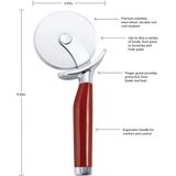 Roda de pizza clássica KitchenAid, 9 polegadas, vermelho