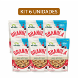 Kit 6x: Granola Cranberry E Goji Zero Açúcar Sem Glúten Vitalin 200g