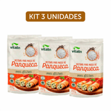 Kit 3x: Mistura Para Panqueca Sem Glúten Vitalin 200g