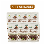 Kit 6x: Mistura Para Brownie Sem Glúten Vitalin 270g