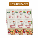 Kit 6x: Mistura Para Pizza Sem Glúten Vitalin 200g