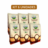 Kit 6x: Farinha De Mandioca Torrada Orgânica Biorgânica 500g
