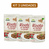 Kit 3x: Risoto De Quinoa Com Funghi Orgânico Sem Glúten Vitalin 150g