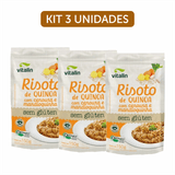 Kit 3x: Risoto De Quinoa, Cenoura E Mandioquinha Orgânico Sem Glúten Vitalin 150g