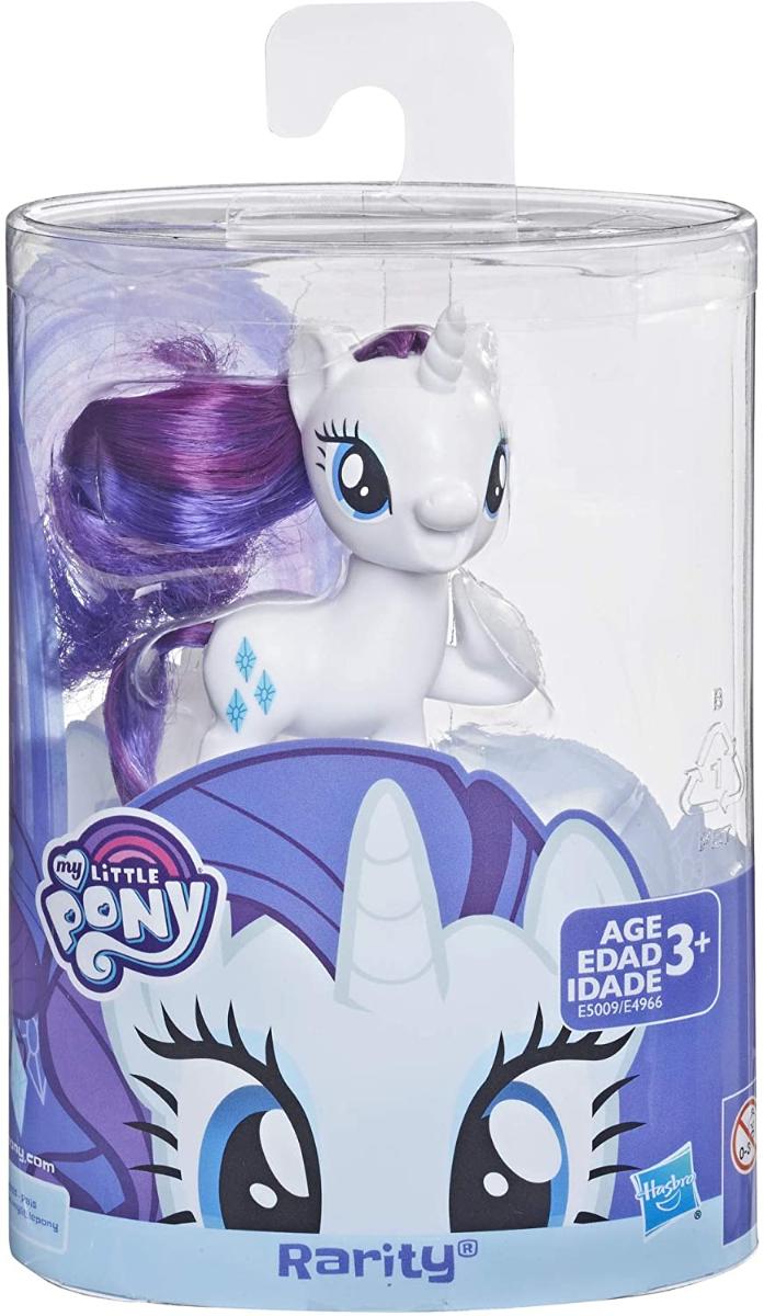 Rarity sabe como adicionar brilho a qualquer roupa! Ela adora dar conselhos  aos amigos sobre as últimas modas de pônei e penteados. Inspirado na séri -  Carrefour