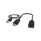 Adaptador Conversor Hdmi Para Displayport 4k