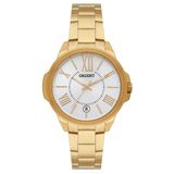 Relógio Orient Feminino Dourado Fgss1214 S3kx Aço Inox