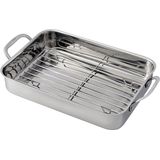 Cuisinart 7117-14RR Lasanha Pan com Rack de Assar Inoxidável