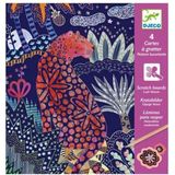 DJECO Lush Nature Scratch Cards, Multicolor