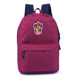 Mochila Harry Potter Brasão Grifinória Costas Casual Escolar