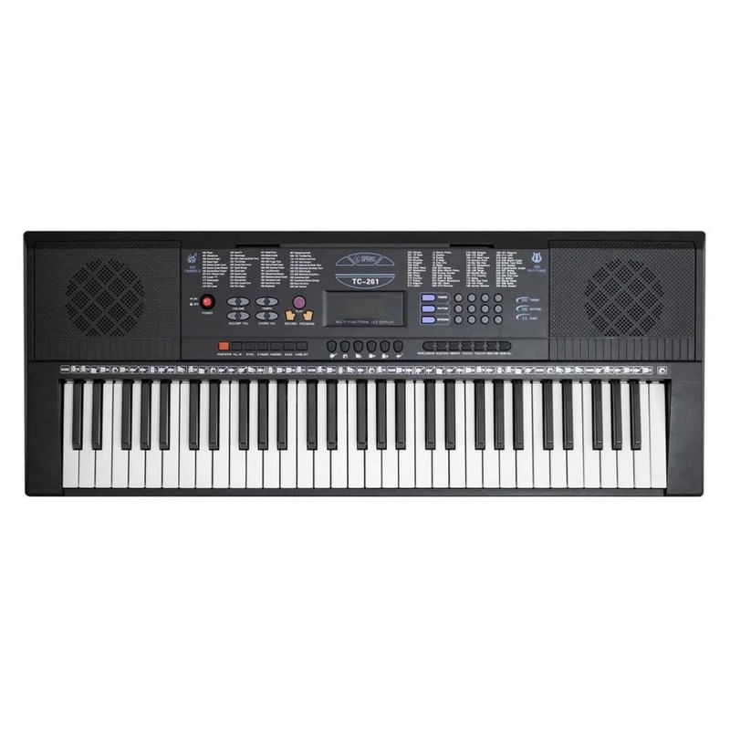 Teclado Musical Spring Tc - 261 61 Teclas - Preto