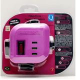 Filtro Torre 4 Tomadas - Plug Tripolar - Lilas - Com Usb