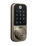 Fechadura Digital Yale Ydd 120 Porta Externa Chuva E Sol