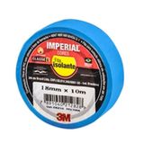 Fita Isolante Colorida Imperial Antichama 3m 18mm X 10m Azul