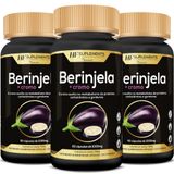 3x Berinjela + Cromo Auxilia Metabolismo Proteinas Gorduras