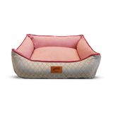 Cama Baw Waw Sonho Chique Rosa Para Cães E Gatos  - Tamanho P