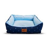 Cama Baw Waw Juli Soninho Azul Para Cães E Gatos - Tamanho G