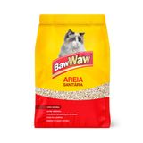 Areia Sanitária Baw Waw Para Gatos 4 Kg