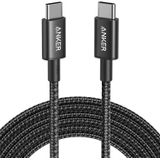 Anker Usb C Cabo 100w 10ft, Novo Nylon Usb C Para Cabo Usb C 2.0, Cabo De Carregamento Tipo C Carga Rápida Para Macbook Pro 2020, Ipad Pro 2020, Ipad