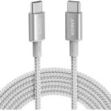 Anker Usb C Cabo 100w 10ft, Novo Nylon Usb C Para Cabo Usb C 2.0, Cabo De Carregamento Tipo C Carga Rápida Para Macbook Pro 2020, Ipad Pro 2020, Ipad