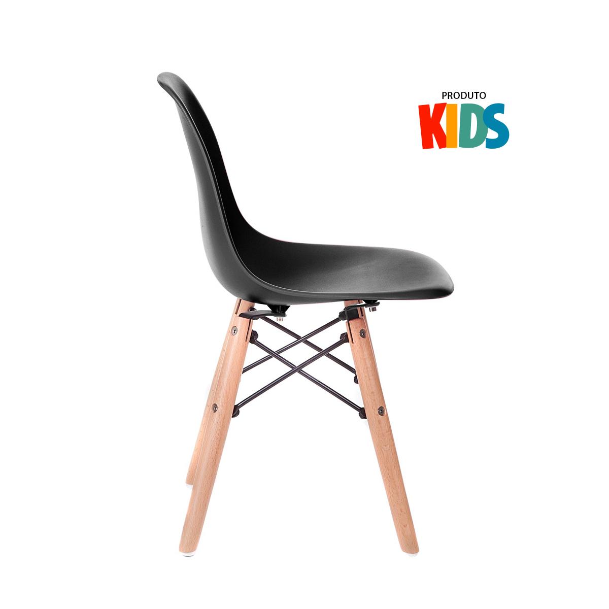 Cadeira infantil Eames Eiffel Junior - Kids - Preto