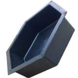 Forma Plastica Bloquete Modelo Sextavada Lisa 25x25x8cm 10un