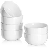 Dowan 10 Onças Porcelana Bowls Set, 6 Pacotes, Tigelas Pequenas, Tigelas Brancas De Cerâmica Para Cozinha, Tigelas De Sobremesa Para Sorvete, Pequena