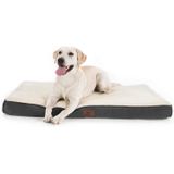 Camas Cama Grande Cama De Cachorro Para Cães Grandes Gatos Até 75 Lbs - Leitos Ortopédicos Big Dog Com Cobertura Removível Lavável, Espuma De Ovo Tap