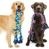 Feeko Dog Rope Brinquedos Para Mastigadores Grandes E Médios Agressivos, 2 Pacote Heavy Duty Xl Brinquedo De Corda De Cachorro Para Grande Raça, Brin