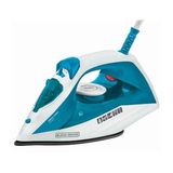 Ferro A Vapor Black & Decker Antiaderente 1200w Branco/azul 220v Fx2100