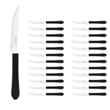 Kit Jogo De Facas 24 Peças Mesa E Churrasco Inox Tramontina