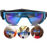 Óculos De Cachorro Urbest, Proteção Ocular (nova Versão) Óculos De Sol Impermeável Proteção Uv À Prova De Vento Para Cães Médios Pequenos (azul)