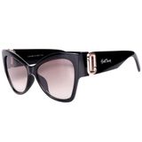 Óculos De Sol Feminino Bellclover Preto Com Detalhe Dourado