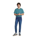 Calça Jeans Masculina Tradicional Com Elastano