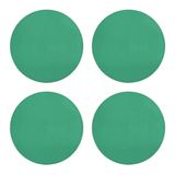 Jogo Americano Redondo 4 Unidades 38cm Verde