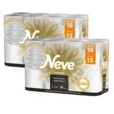 Kit 2 Papel Higiênico Neve Supreme Folha Tripla Leve 16un Cada