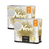 Kit 2 Papel Higiênico Neve Supreme Folha Tripla Leve 24un Cada